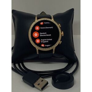 Fossil Gen 4 Authentic Digital Dial Smart Watch Custom Band FTW6015 QT474